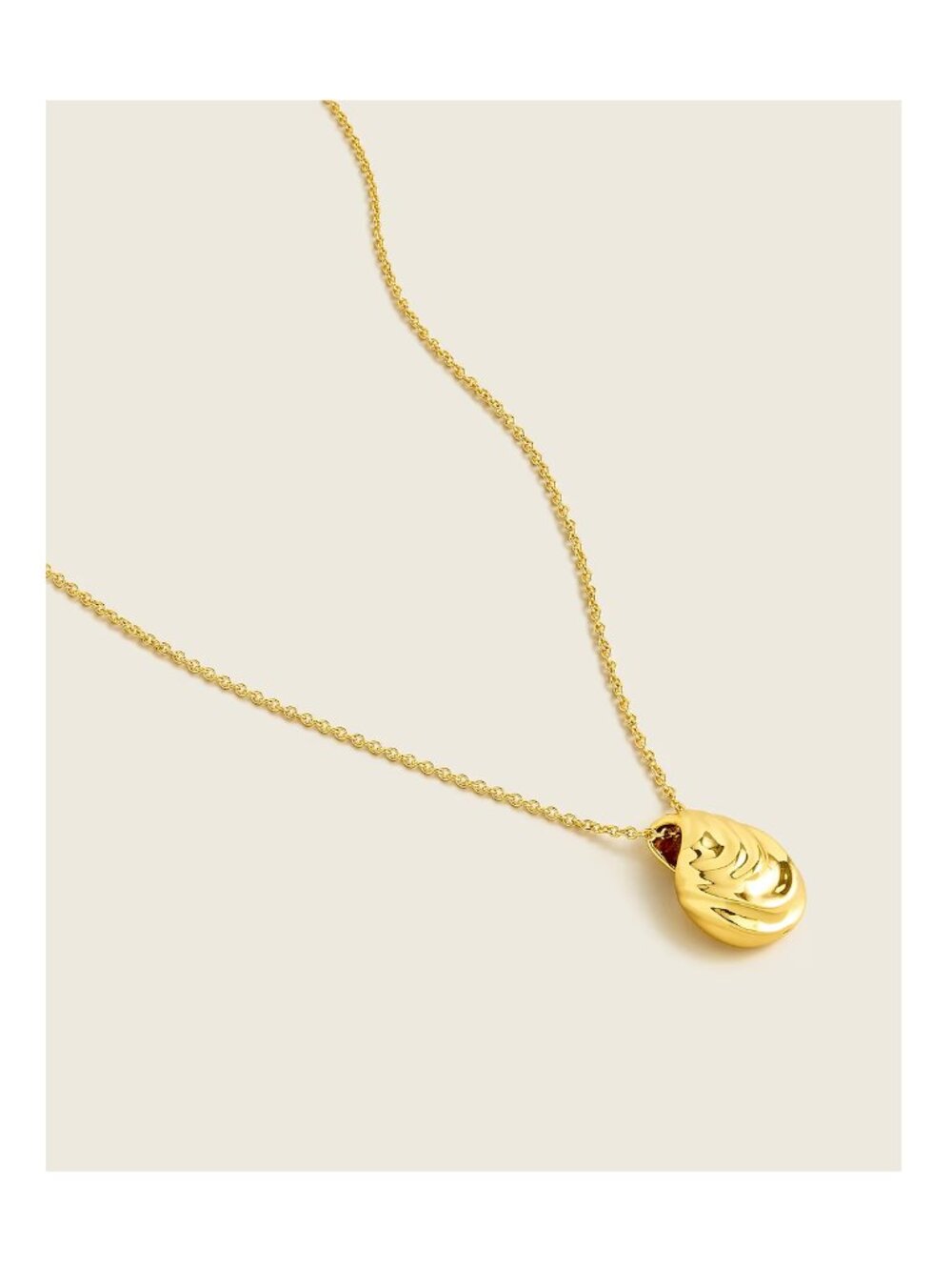J.Crew Gold-Plated Magma Pendant Necklace